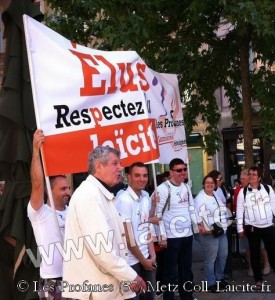 Metz, Elus Respectez la Laïcité, 8.13 © Les Profanes