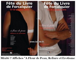 Reliure & Erotisme Forcalquier, oct. 2014 affiches
