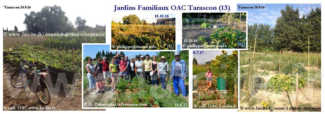 Jardins Familiaux OAC 13 Tarascon 2016-2017 © Laicite.fr
