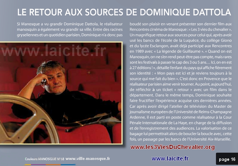 Dominique Dattola (04) Couleurs Manosque 3.14 revue mairie