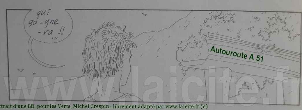 Crespin, A 51, dessin pour Les Verts © coll. PhI Laicite.fr
