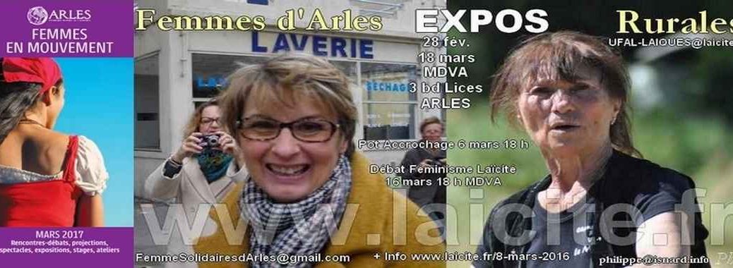 Expos Femmes d'Arles + Rurales 3.17