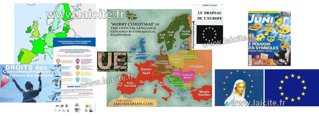Europe, UE, drapeau, etc. © laicite.fr