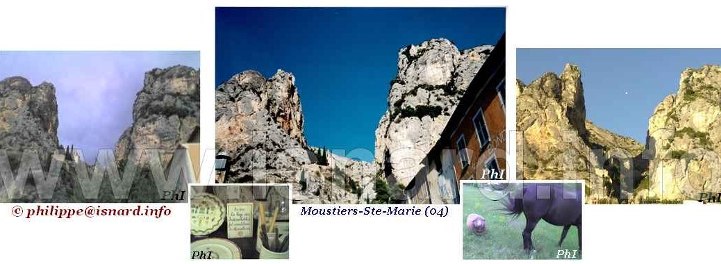 Moustiers-Ste-Marie (04) étoile, faïence, animaux © PhI