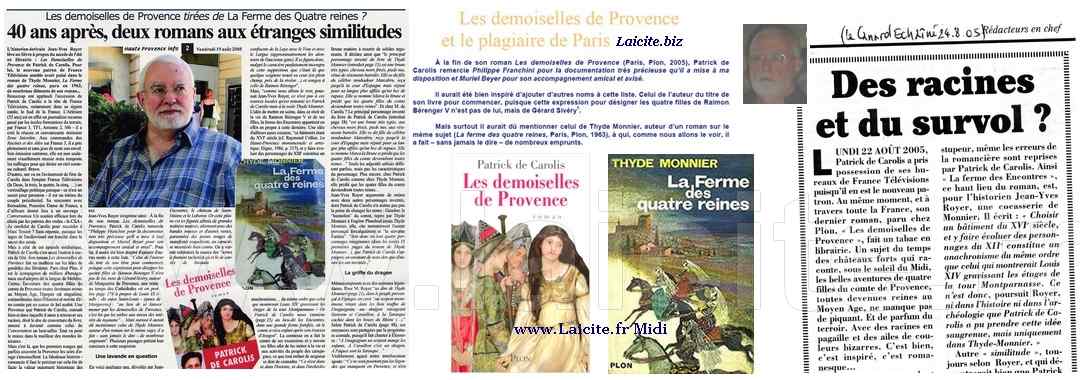 Romans, Similitude ou Plagiat ? P. de Carolis / Th. Monnier 8.05 © Laicite.fr