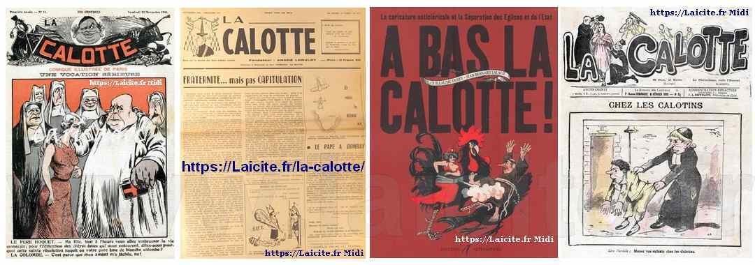 La Calotte, revue anticléricale, coll. Laicite.fr
