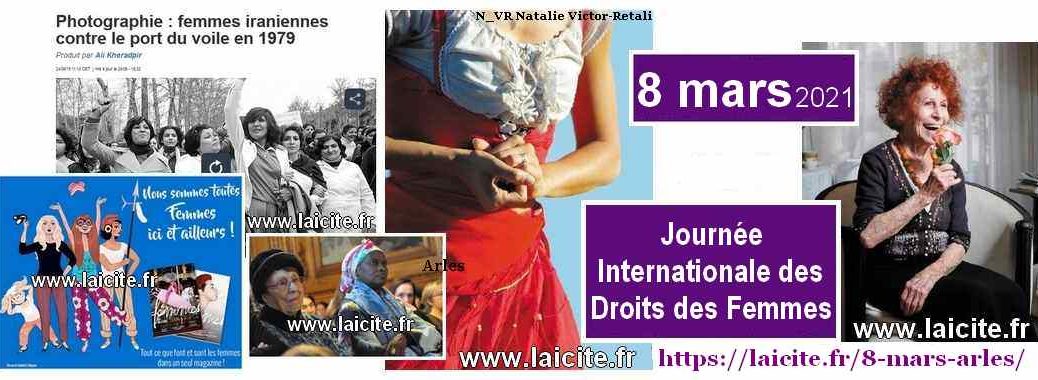 8 mars 2021 Journée Internationale des Droits des Femmes Arles