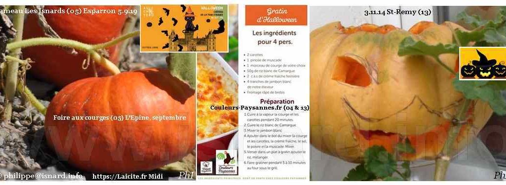 Courges et Halloween, oct. '21 en PACA © PhI