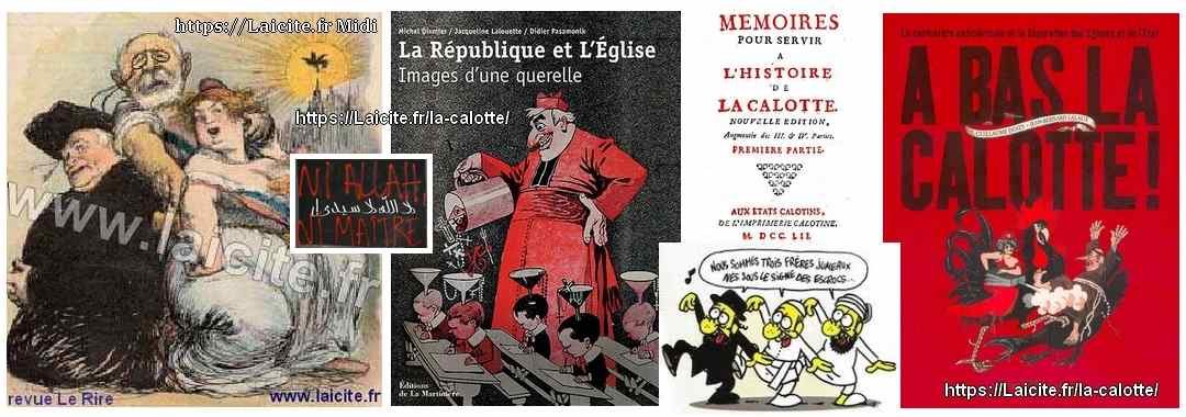 A bas La Calotte de toute religion 8.22 © Laicite.fr Midi