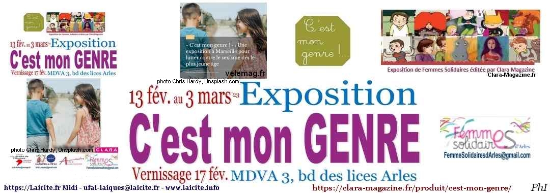 Expo C'est mon Genre (13) Femmes Solidaires d'Arles 2.23 © éd. Clara Mag