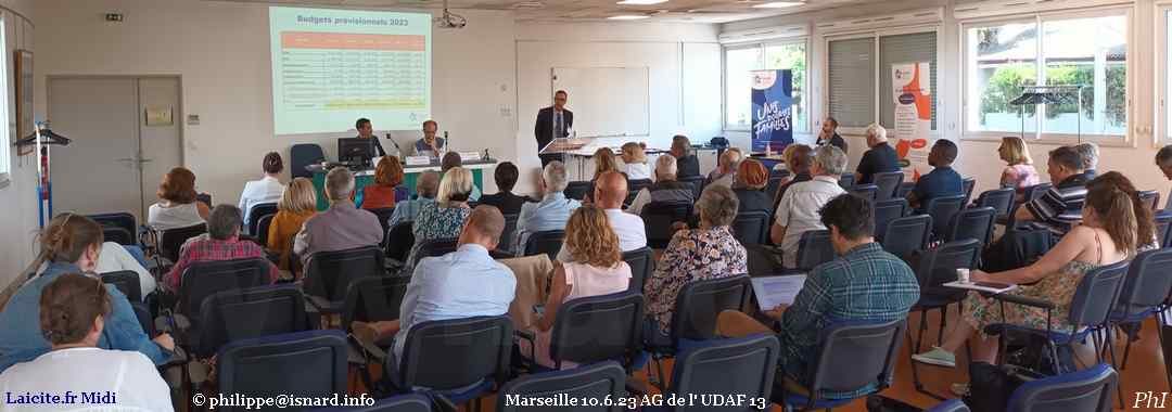 AG de l'UDAF 13 à Marseille 10.6.23 © PhI
