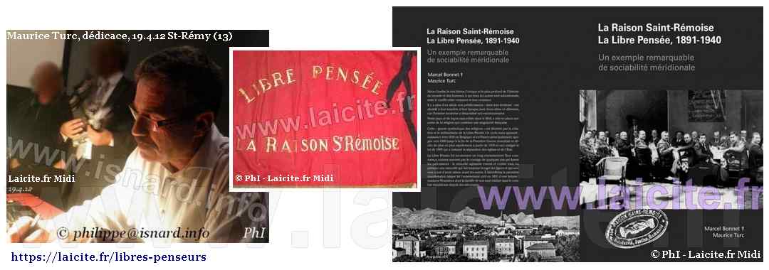 La Libre Pensée de St-Rémy (13) par Maurice Turc © PhI Laicite.fr Midi