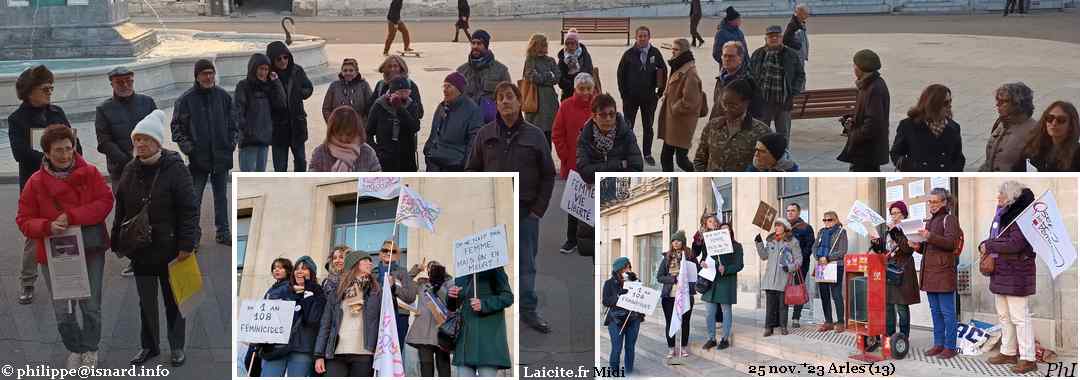 25 nov. '23 Arles face aux Violences faites aux Femmes © PhI