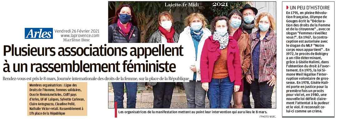 8 mars '21 unitaire (13) Arles © Laicite.fr Midi