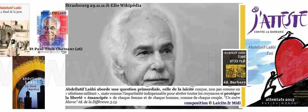 Abdellatif Laâbi, poète marocain, laïque © Laicite.fr Midi
