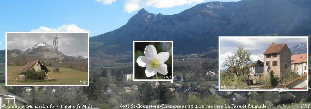 St-Bonnet-en-Champsaur (05) vers La Fare et l'Aiguille 29.4.12 © PhI