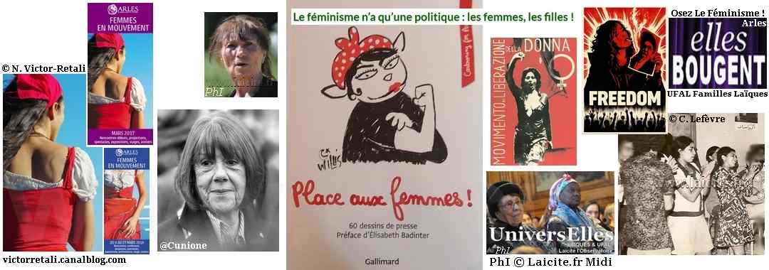 Le Féminisme n'a qu'une Politique : les Femmes, les Filles ! PhI © Laicite.fr Midi