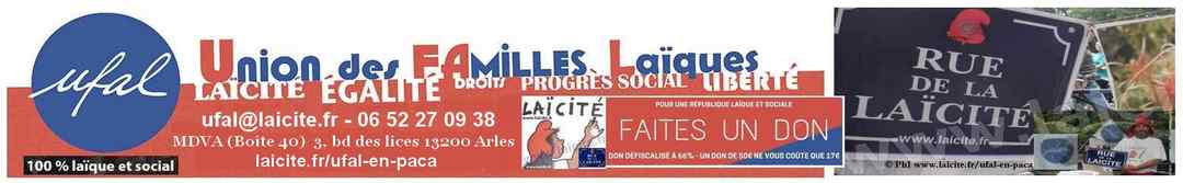 Soutien à UFAL Familles Laïques