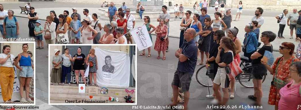#Lyhanna 22.6.26 rassemblement (13) Arles © PhI