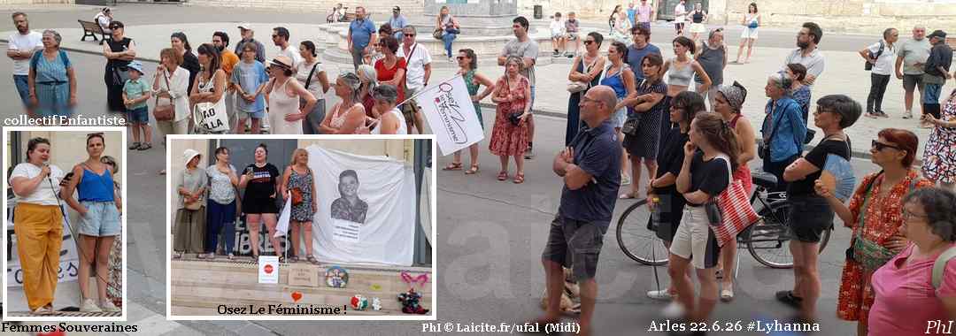 #Lyhanna 22.6.26 rassemblement (13) Arles © PhI