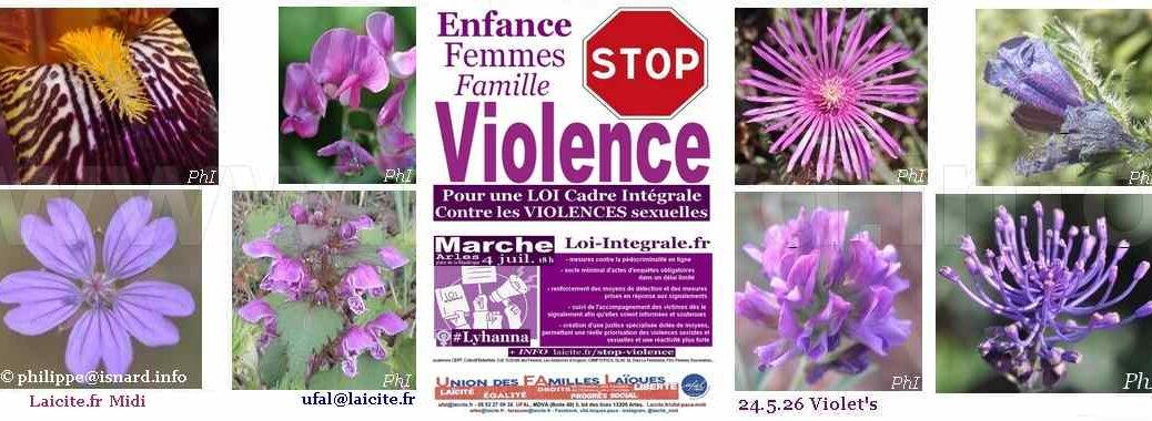 Violet Violence STOP, 4.7.26 Arles © PhI