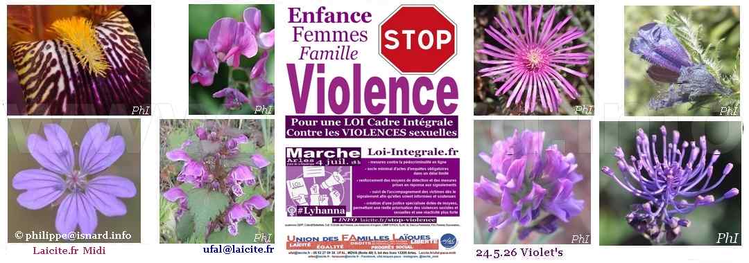Violet Violence STOP, 4.7.26 Arles © PhI